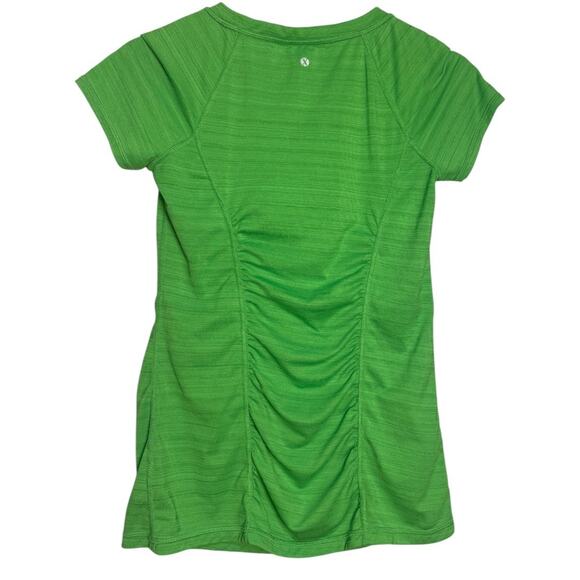 XERSION Dri Fit Fitted Workout Tee/T-Shirt. Lime Green. Athleisure. Size S - Picture 5 of 5